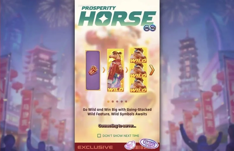 Prosperity Horse - pinottu Wild rullilla